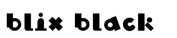 Blix Black字体