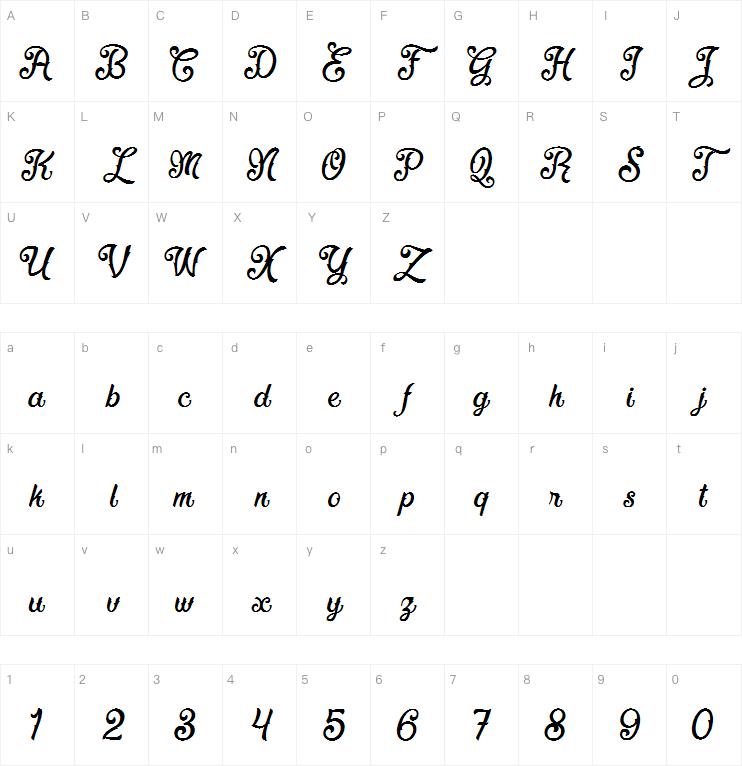 Fadli Script字体