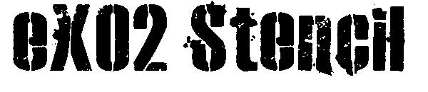 eXO2 Stencil字体