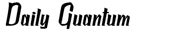Daily Quantum字体