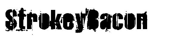 StrokeyBacon字体