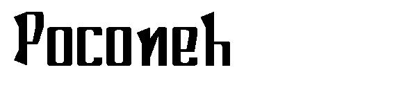 Poconeh字体