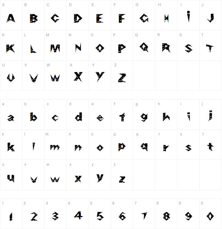 RazorSlice字体