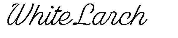 WhiteLarch字体