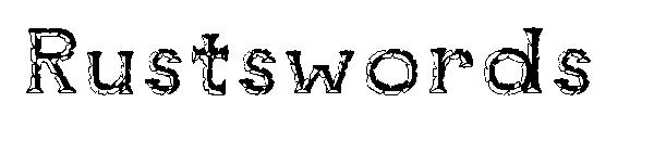Rustswords字体