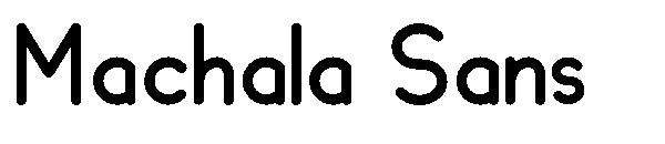 Machala Sans字体