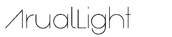 ArualLight字体