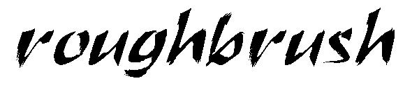 roughbrush字体