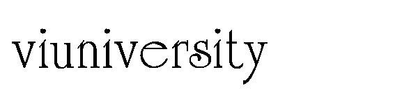 viuniversity字体