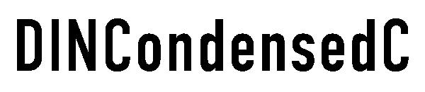 DINCondensedC字体