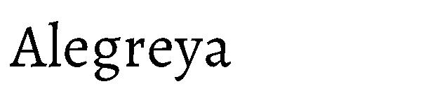 Alegreya字体