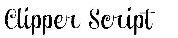 Clipper Script字体