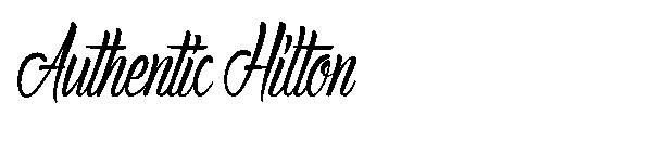 Authentic Hilton字体