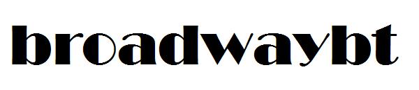 broadwaybt字体