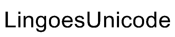 LingoesUnicode字体