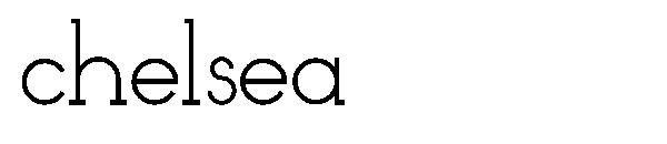 chelsea字体