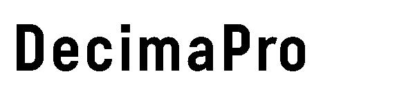 DecimaPro字体