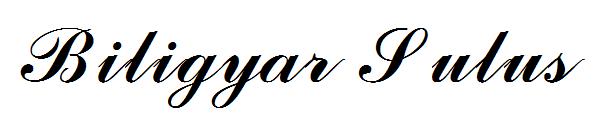 Biligyar Sulus字体