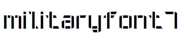 militaryfont7字体