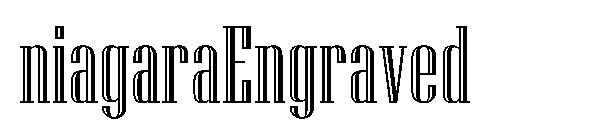 niagaraEngraved字体