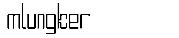 Mlungker字体