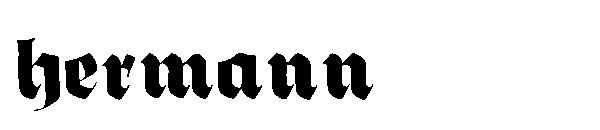 hermann字体