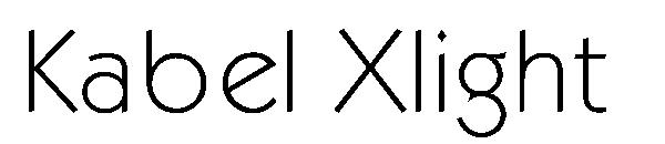Kabel Xlight字体