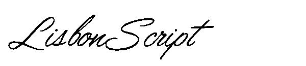 LisbonScript字体
