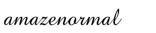 amazenormal字体
