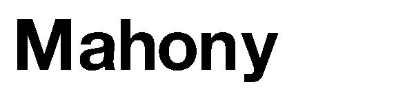 Mahony字体