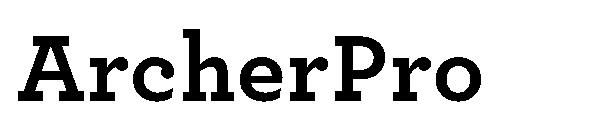 ArcherPro字体