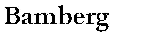 Bamberg字体