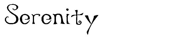 Serenity字体