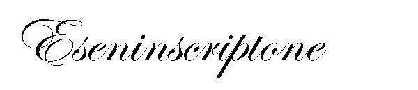 Eseninscriptone字体