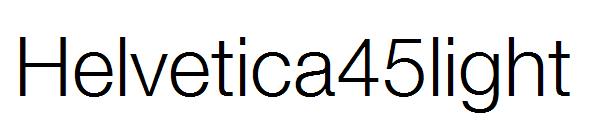 Helvetica45light字体