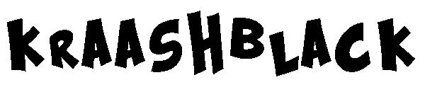 kraashblack字体
