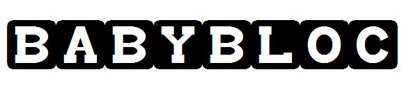 babybloc字体