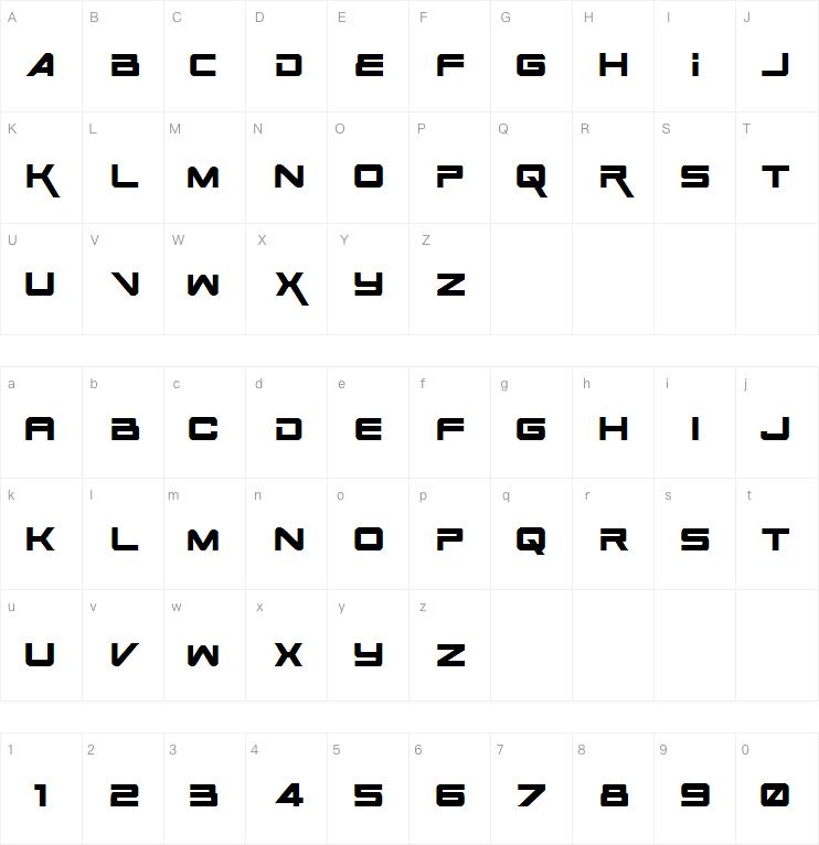 SpaceRanger字体