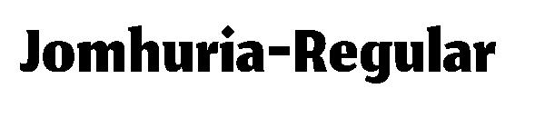 Jomhuria-Regular字体