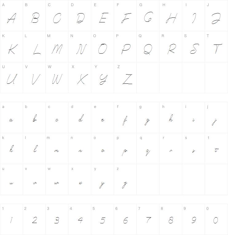 SimpleScript字体