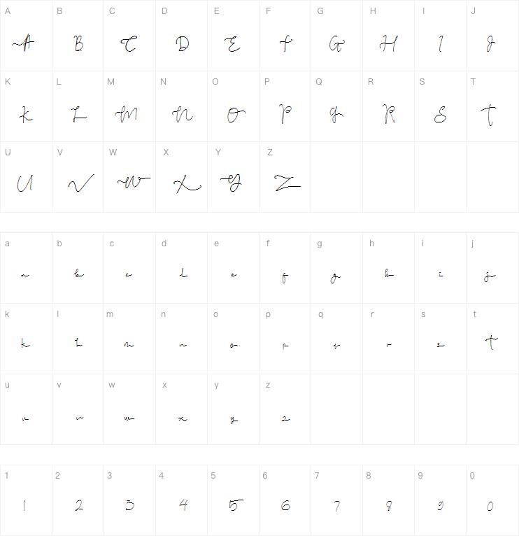 Sweet Poems字体