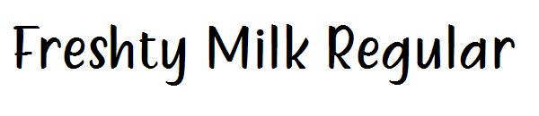 Freshty Milk Regular字体