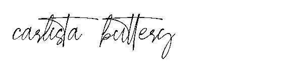 carlista buttery字体