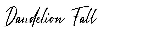 Dandelion Fall字体