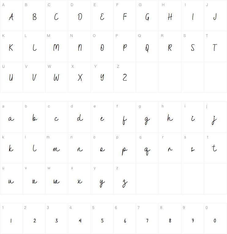 Amelline字体