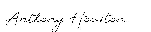 Anthony Houston字体