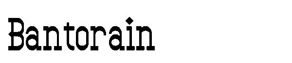 Bantorain字体