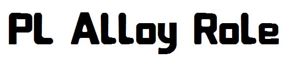 PL Alloy Role字体