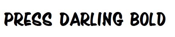 Press Darling Bold字体