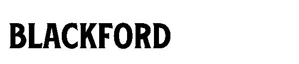 blackford字体